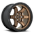 17x9 6x5.5 5.04BS D699 Kicker Matte Bronze Black Bead Ring - Fuel Off-Road