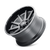 17x9 6x5.5 5.71BS Type 143 Matte Black - Ion Wheel