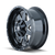 17x9 5x5 4.53BS 8040 Tank Black/Milled Spokes - Mayhem Wheels