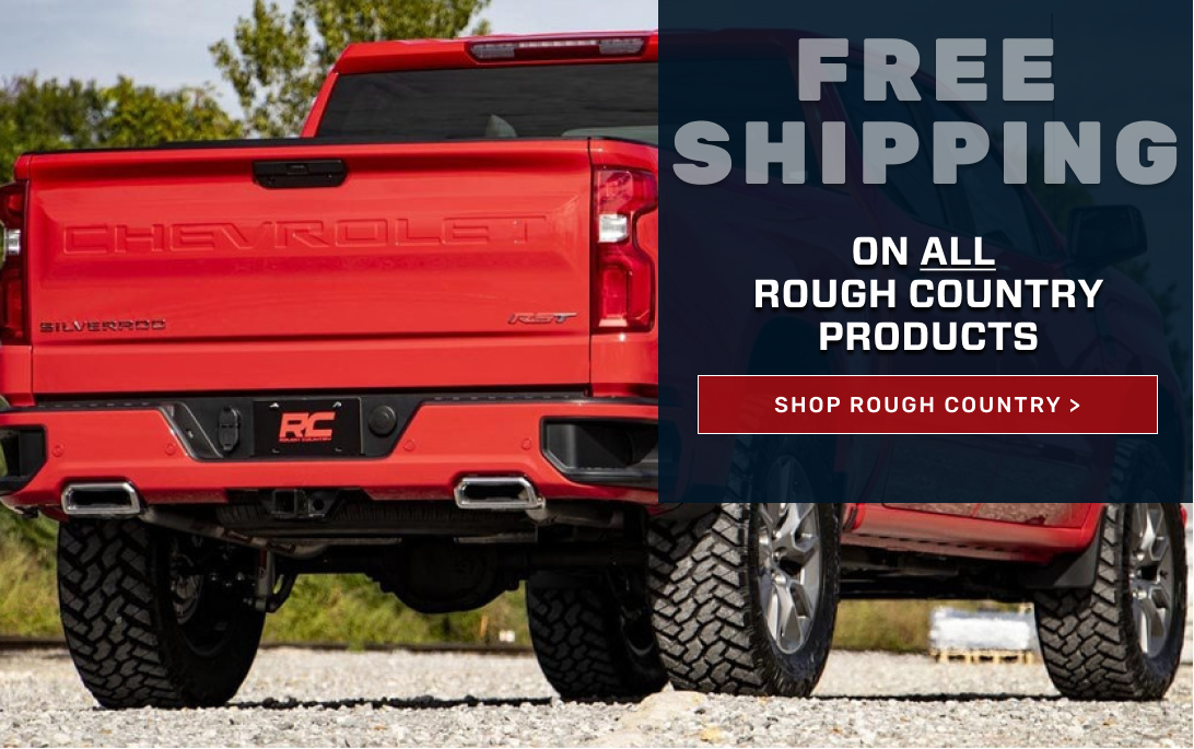 FREE SHIPPING  on ALL Rough Country Products