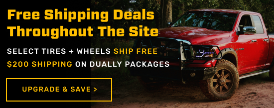 NTW: Free Shipping Deals throughout the site. Select Tires + Wheels Ships Free