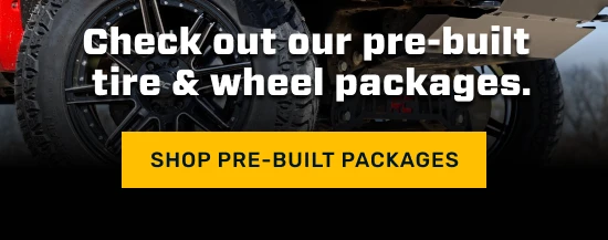 Shop NTW Pre-Built Tire + Wheel Packages