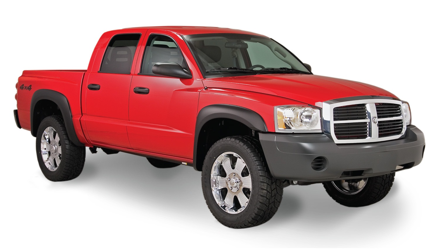 97-04 Dodge Dakota 4pc Set Extend-A-Fender Flares Black