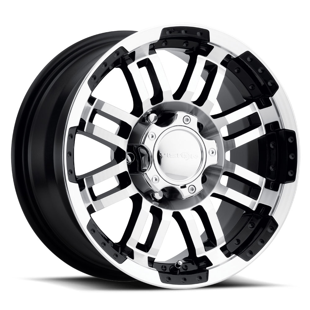 Vision 375 Warrior 16x8 5x135 Gloss Black Machined Face | NTW Online