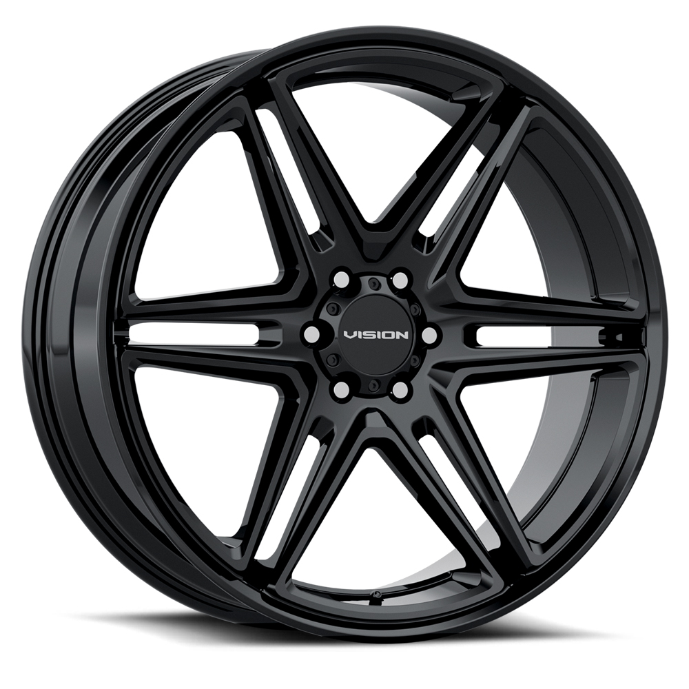 Vision 476 Wedge 22x9.5 6x5.5 Gloss Black 476-22984GB15 | NTW Online