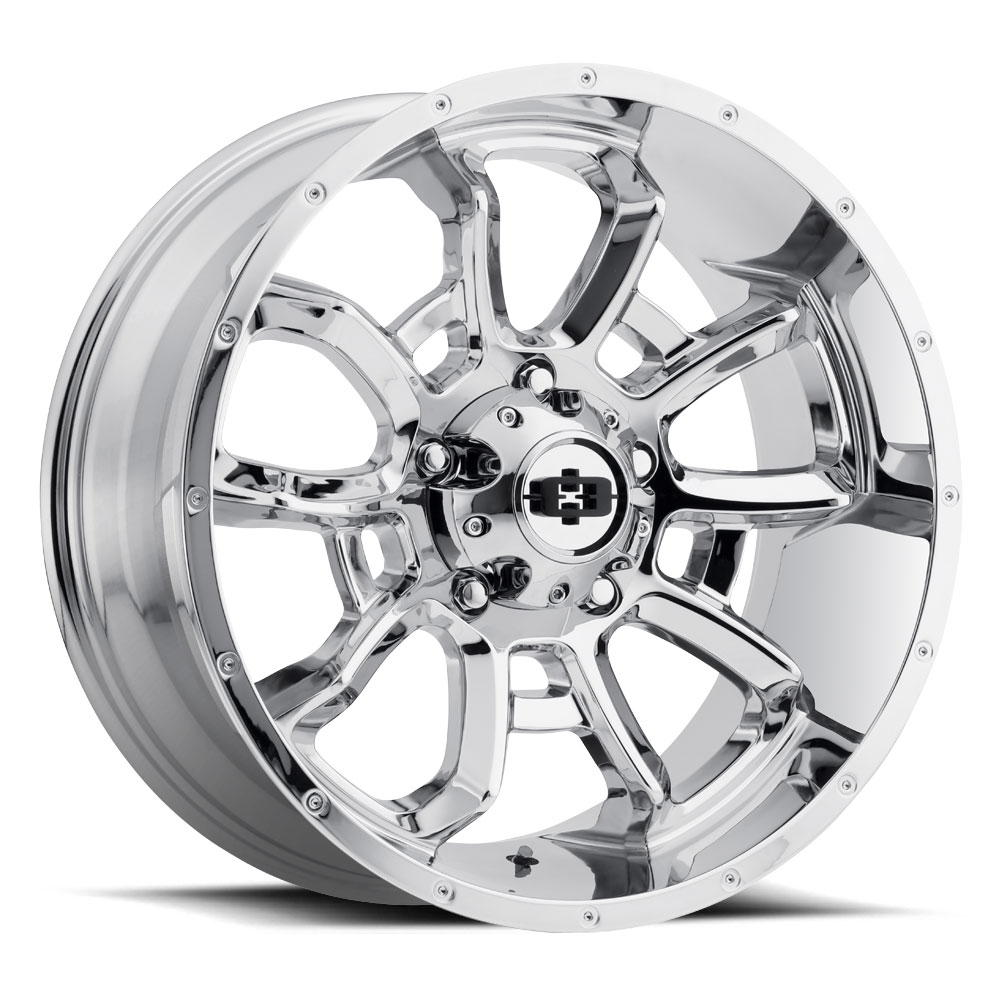 20x9 8x6.5 5.5BS Bomb Chrome - Vision Wheel - NTWOnline | National