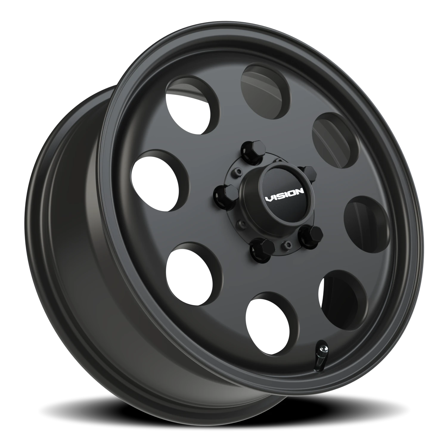 Vision 56 Midway 15x6 5x4.5 Satin Black 56-156545SB55 | NTW Online