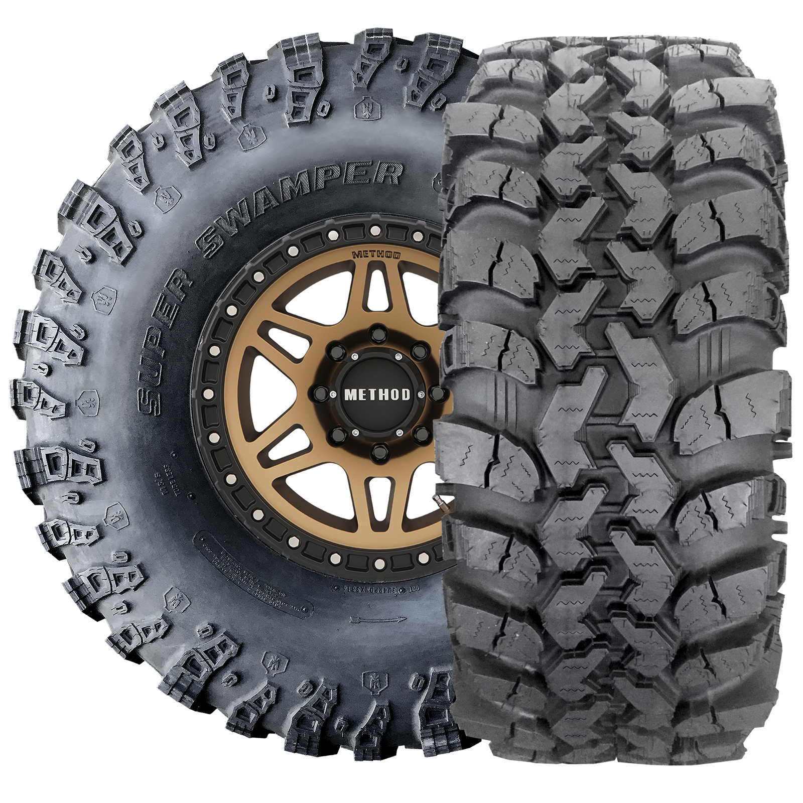 Interco Super Swamper Tires IROK Radial 36X13.50R16.5E
