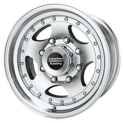 American Racing Wheel AR23 Machined 15x7 5x4.75 -6 O.S. 83.06 H.B.