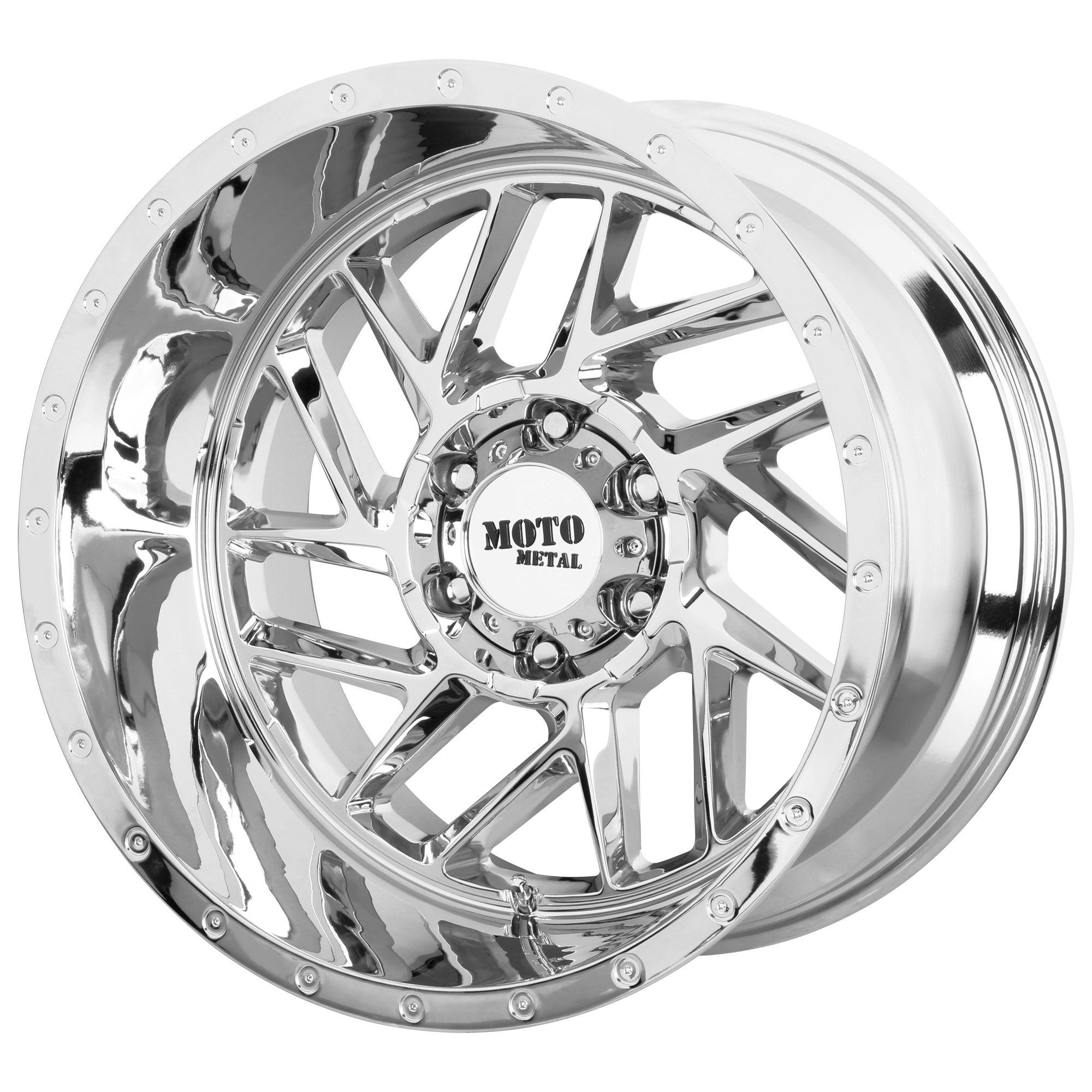 【Motomo】 Moto Metal MO985 Chrome 20x10 6x5.5 -18 O.S. 71.5 H.B.
