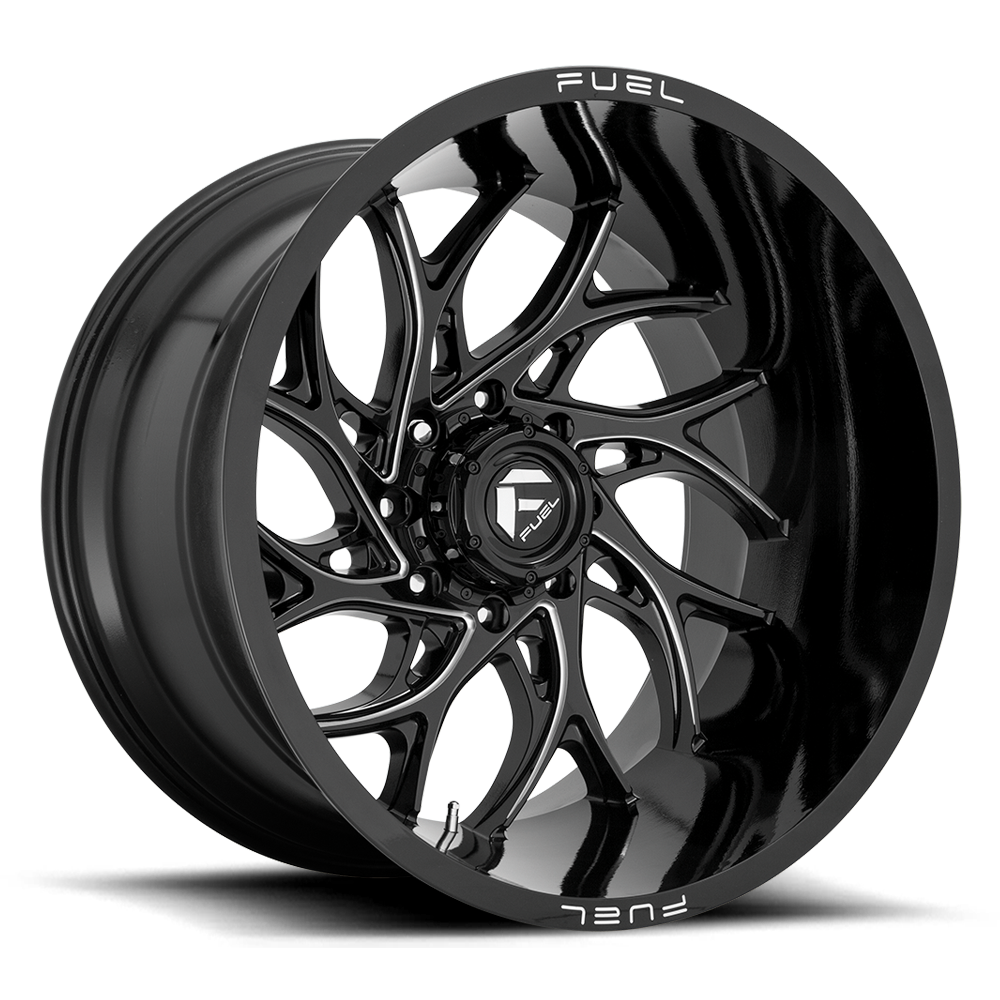 Fuel Off-Road D741 Black/Mach 22x12 5x5.5 -44 O.S. 71.5 H.B.