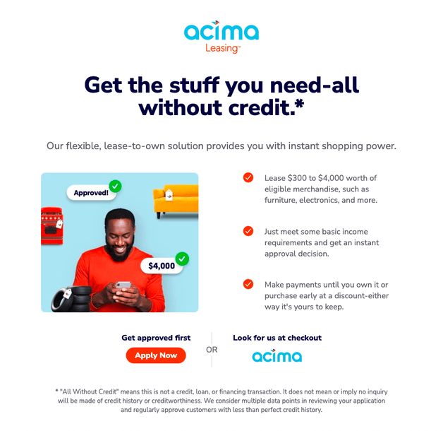 Acima Finance