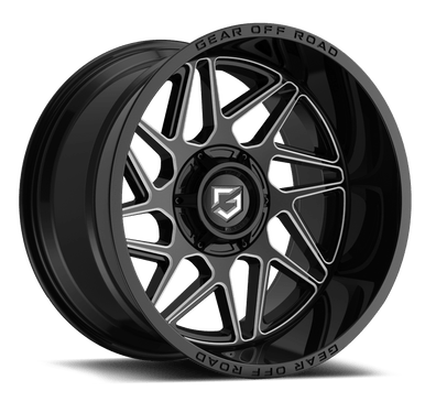20x10 5x5/5x135 4.75BS 761BM Ratio Black/Milled - Gear Alloy