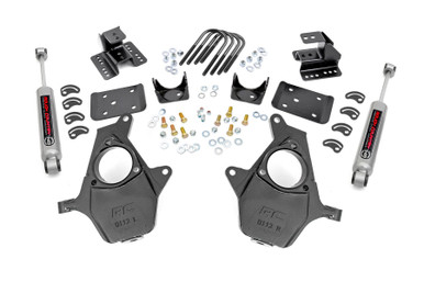 2" Lowering Kit 4" Rear Lowering Alum/Stamped Knuckle Chevy/GMC 1500 (14-18)