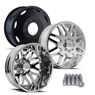 22" 9115D Invader Chrome Dually Kit - Cali Off-Road 
