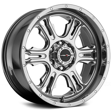17X9 5X5.0 4.5"BS RAGE Phantom Chrome