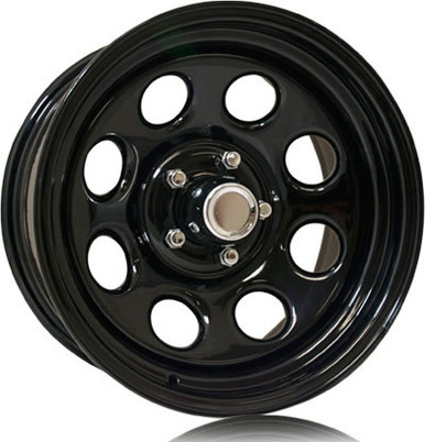 Discontinued-only 3 left! 15X10 5X4.75  3.75 BS TYPE 97 BLACK - Pro Comp Wheels