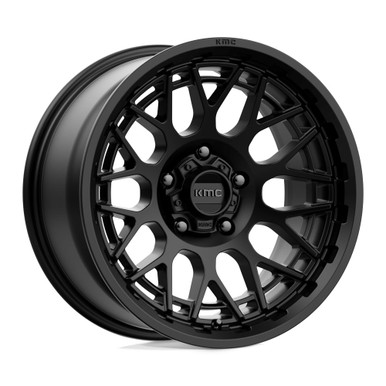 20x9 6x5.5 5.71BS KM722 Technic Satin Black - KMC Wheels