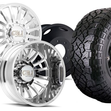 35x12.50r20F Kenda Klever RT / Cali 9110D Summit Polished & Milled