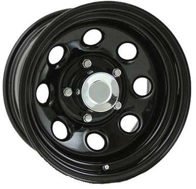 Only 1 Left! 16x8 5x5 4.25BS Type 98 Black - Pro Comp Steel Wheel
