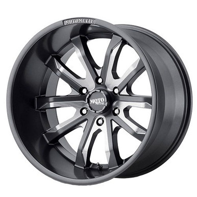 Moto Metal MO983 Gray 22x10 5x5.5 -18 O.S. 72.6 H.B.