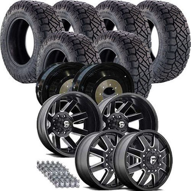 37x12.50r20E Nitto Ridge Grappler / Fuel Maverick Black/Milled