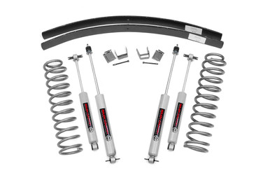 Rough Country 3 Inch Lift Kit with N3 Shocks - Jeep Cherokee XJ