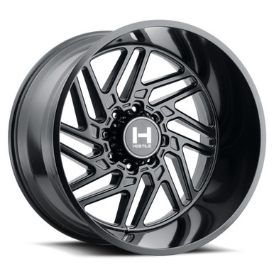 20x10 8x180 4.75BS H116 Jigsaw Asphalt - Hostile Wheels