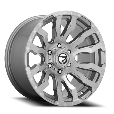 20x10 8x6.5 4.75BS D693 Blitz Brushed Gunmetal - Fuel Off-Road