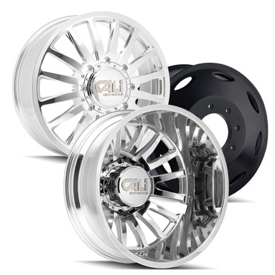 22" 9110D Summit Polished/Milled Dually Kit for Lifted Truck - Cali Off Road