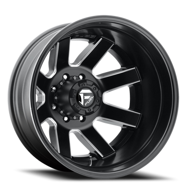 17x6.5 8x210 -3.26BS D538 Maverick Dually Matte Black - Fuel Off-Road