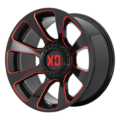 20x10 6x5.5/6x135 4.79BS XD854 Reactor Gloss Black - XD Wheels