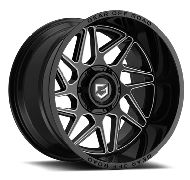 22x12 6x180 4.77BS 761 Ratio Black - Gear Alloy