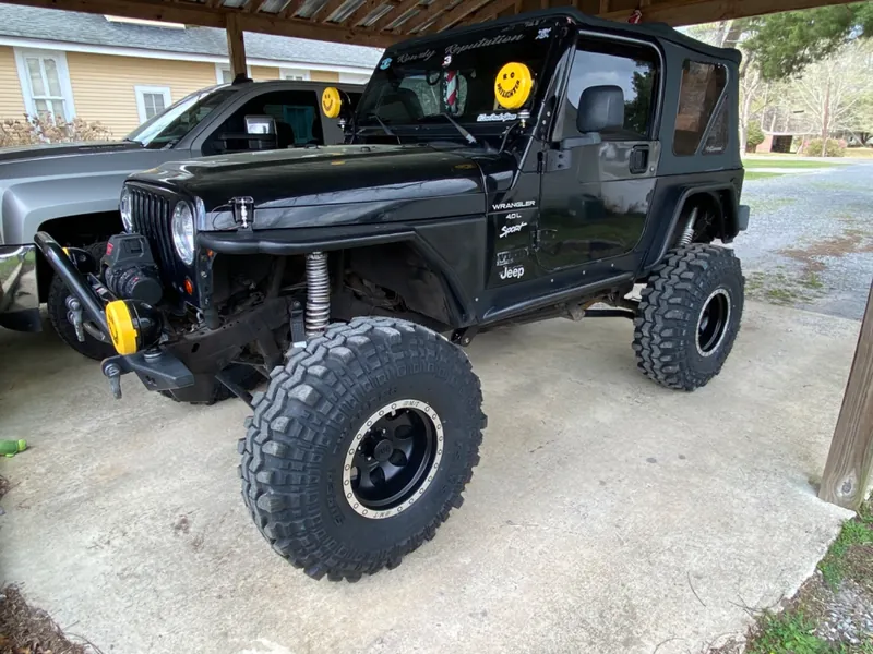 1999 Jeep TJ 6 inch long arm coil over suspension