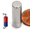N50 cylinder magnets Neodymium Cylinder Magnet N52 5/16"x1" Rare Earth Cylindrical magnets (ND0245-52NM)
