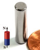 N52 Neodymium Cylinder Magnet Dia 1/4x1