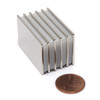N45 1-1/2"x1"x1/16" Neodymium Rare Earth Block Magnet