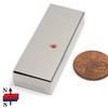 N50 Neodymium Block Magnet 2x3/4x3/8"