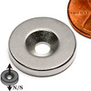 N52 Neodymium Disc Magnet 3/4"x1/8" with 8 LB Pull Strength