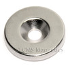 Strong Rare Earth Disc Magnet with 8 Countersunk Holes