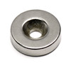 Close-up of N52 magnet with 6 countersunk design
