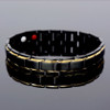 Magnetic bracelet jewelry Novoa Men's  Stainless  Gold Accents  B422JD