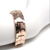 <img src="mens gold color magnet bracelet .png" alt="casual magnetic therapy jewelry  strong  worn     magnetic-bracelet-jewelry   Novoa Men's Rose Gold Colored  B246QM     ">