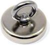 112 LB Cup Magnets Dia 1.57" w/ EyeBolts  | Neodymium Rare Earth Pot Magnets 4 Sets