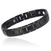 <img src=" Magnetic Bracelet  Novoa Men's Quad-Element Black  B422QD .png" alt="casual magnetic therapy jewelry   Front view         ">Magnetic Bracelet  Novoa Men's Quad-Element Black  B422QD