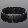 <img src=" Magnetic Bracelet  Novoa Men's Quad-Element Black  B422QD .png" alt="casual magnetic therapy jewelry   side  view         ">