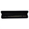 Novoa Men's Quad-Element Black Satin Stainless Steel Magnetic Bracelet With Gold Accents - 12,800 Gauss SBRM-009