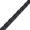 Magnetic Bracelet Men's Black Novoa Titanium  with Carbon Fiber Inlays - 12,800 Gauss B503-Black-0