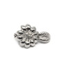 <img src=" Silver Colored Sunflower Neodymium Magnetic Bracelet Clasp .png" alt="casual Magnetic Bracelet Clasp  strong  top view         ">