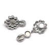 <img src=" Silver Colored Sunflower Neodymium Magnetic Bracelet Clasp .png" alt="casual Magnetic Bracelet Clasp  strong  top view         ">